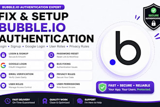 fix bubble io login, authentication, signup, user role issues, google login