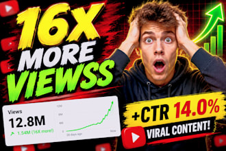 design clickable youtube thumbnails in 12 hours