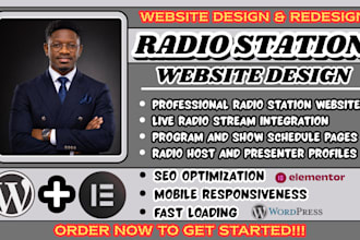radio station website, online radio website, internet radio website, broadcast