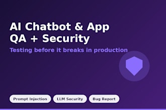 test and secure your ai powered app or chatbot