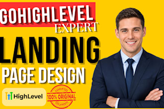 be your gohighlevel landing page, ghl sales funnel, ghl CRM and ghl saas expert