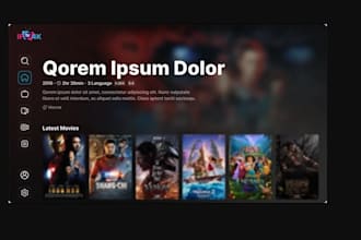 develop or rebrand your iptv app and ott app for smart TV, vod