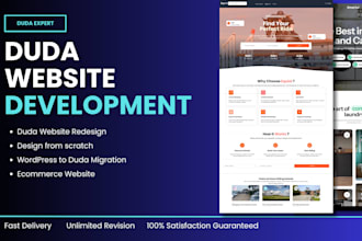 create a website using duda builder