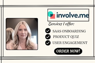 build involveme user onboarding quiz for saas company