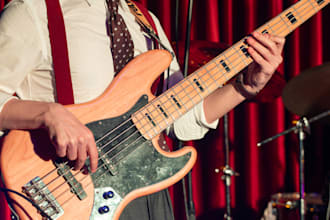 record professional basslines for your song