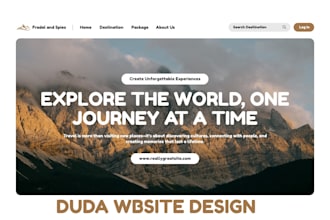 design a beautiful website for your brand