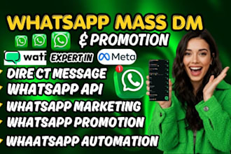 do whatsapp mass dm, bulk messaging, whatsapp marketing and lead generation