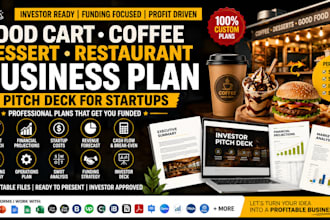 write restaurant coffee shop food cart business plan startup pitch deck sba