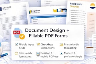 professionally format word, google docs and design branded business documents