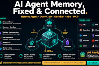 setup hermes agent openclaw obsidian second brain memory n8n mcp claude code