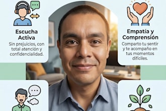 provide active listening and emotional support without judgment
