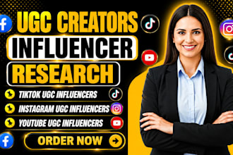 find french ugc creators influencer research influencer marketing dm outreach