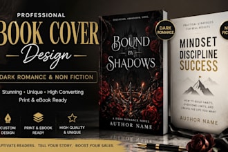 create fantasy book cover dark romance non fiction editor amazon kdp