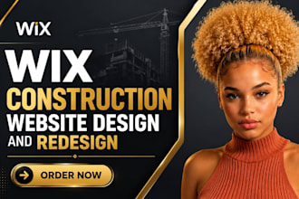 design wix construction website redesign wix contractor roofing website design