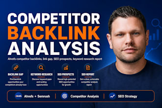 do ahrefs competitor backlinks, link gap, SEO prospects, keyword research report