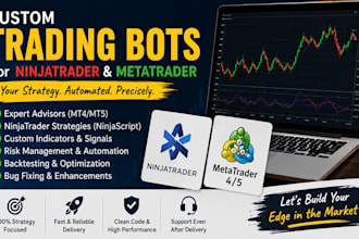 code trading bot ninjatrader forex robot nt8 metatrader mt4 mt5 expert advisor
