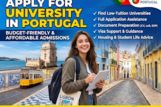 apply for bachelors admission in portugal for student visa