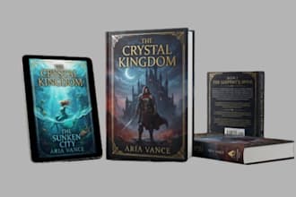 design eye catching book cover, ebook cover, or kdp book design