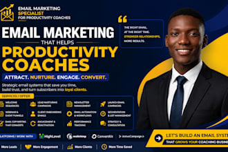 build email marketing funnels for productivity coaches