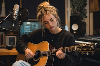 be a professional female singer, female vocalist song writer or pop vocal