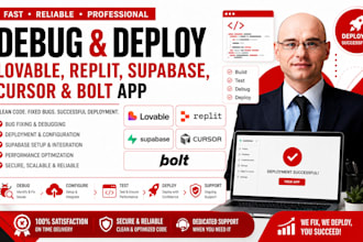 debug and deploy lovable replit supabase cursor and bolt app