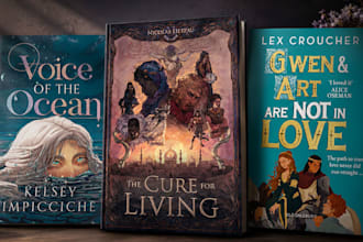 do outstanding book cover design, fantasy book cover, ebook cover, fantasy book