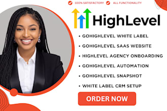 setup gohighlevel white label saas CRM, ghl automation and agency
