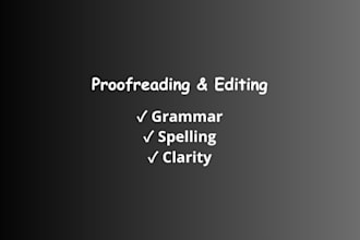 proofread your english text