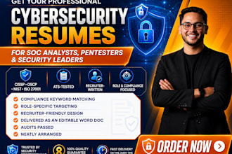 write cybersecurity infosec soc pentest resume ats optimized cv