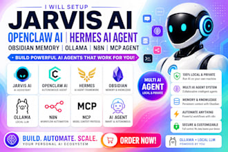 setup jarvis ai openclaw ai hermes agent obsidian memory ollama n8n mcp agent