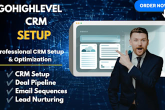 professionally set up and optimize your gohighlevel CRM
