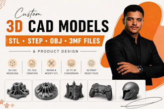 3d cad design product design solidworks stl step obj 3mf 3d printing prototype
