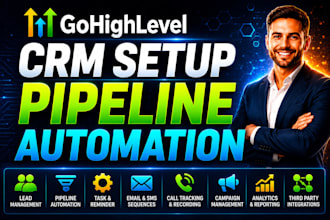 gohighlevel CRM setup pipeline automation