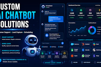 build API integrations and custom chatbot solutions
