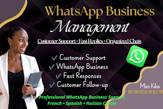 manage your whatsapp business account professionally