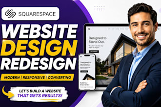 squarespace website design redesign squarespace landing page SEO marketing store