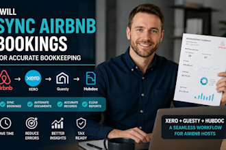 sync airbnb bookings with xero, guesty, and hubdoc for accurate bookkeeping
