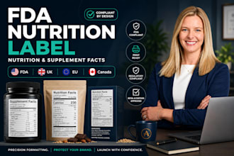 design fda compliance nutrition facts and supplement food labels