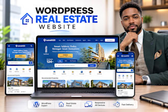 design responsive wordpress real estate website