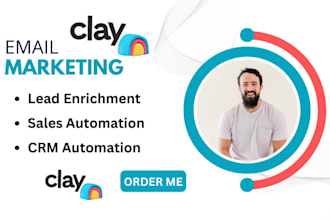 build clay lead enrichment outbound sales automation CRM automation