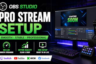setup obs studio for professional teaming and ecording