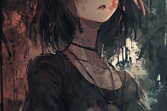 make anime style character art nsfw or sfw for you
