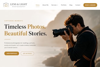 design squarespace photography website photographer portfolio website