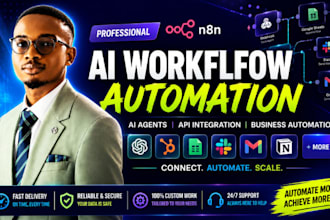 build n8n workflow automation for business using ai agents and apis ai automatio