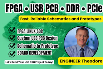 design schematic, layout pcb for fpga linux soc and carrier board development