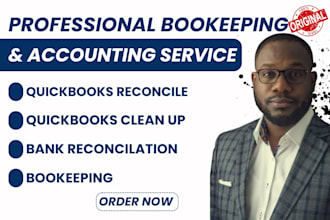 do accounting, bookkeeping, setup, and cleanup on quickbooks online, qbo
