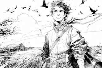 create pen and ink illustrations