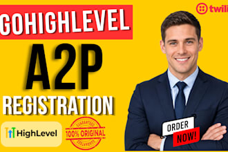 register gohighlevel a2p 10dlc and ghl twilio sms approval