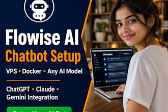 setup flowise ai chatbot on vps with docker and any ai model integration
