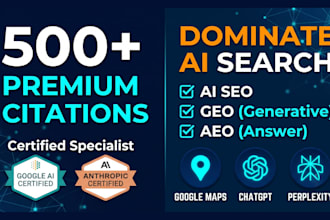 do 500 local citations business directories for ai SEO, GEO